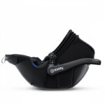 Fotelik samochodowy Kiddy EVOLUTION pro 2 zielony lizard green złożony daszek 